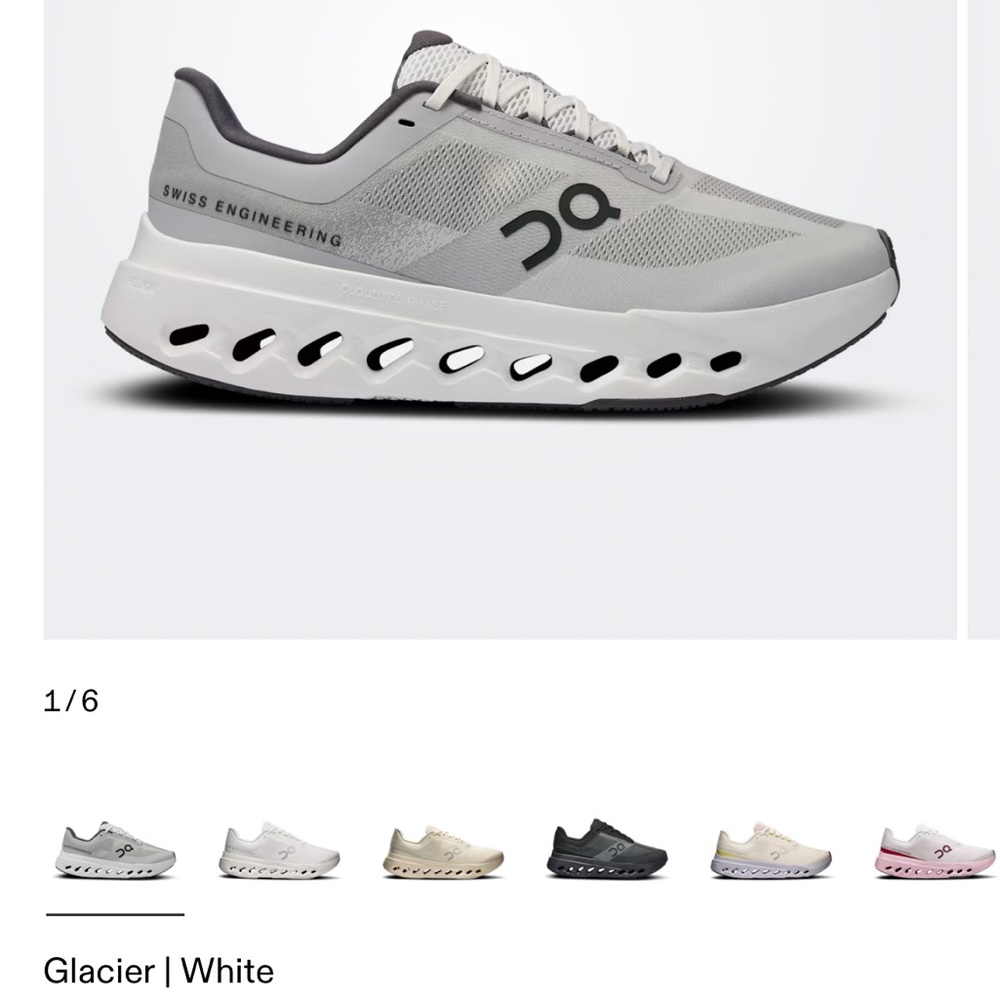 ON Women's Athletic Shoes - Glacier White